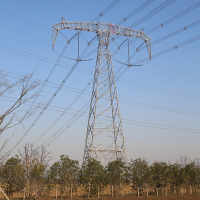 Elektrischer Freileitungsmast-Hochspannungswinkel-Hochspannungs-Energie Q235b ANSI