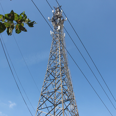 20m 30m vergittern Stahlturm 40m 50m das 4 galvanisierte Bein-heiße Bad