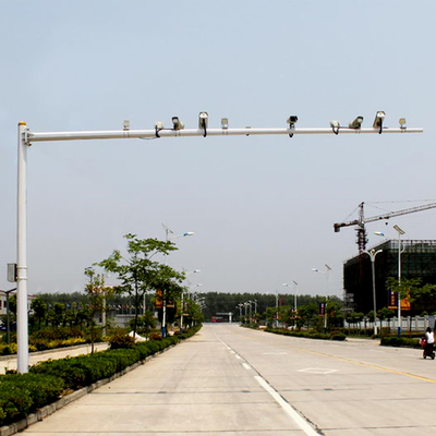 Runder 10m CCTV Stahl-Pole, sich verjüngender Solar-CCTV Pole galvanisierte