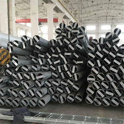 heißes Bad galvanisierte Röhrenstahlpfosten des achteckigen elektrischen Pfostenmetallstrommasts