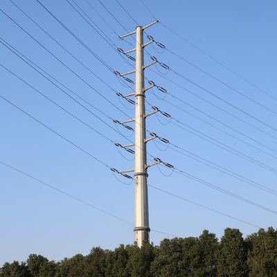 Asphaltieren Sie heißen eingetauchten Energieversorger Polen galvanisierte Hochspannungsfreileitungsmast