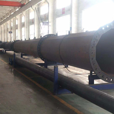 110kv galvanisierte elektrischen Hochspannungspolen Hexadecagon Gebrauchs 9m
