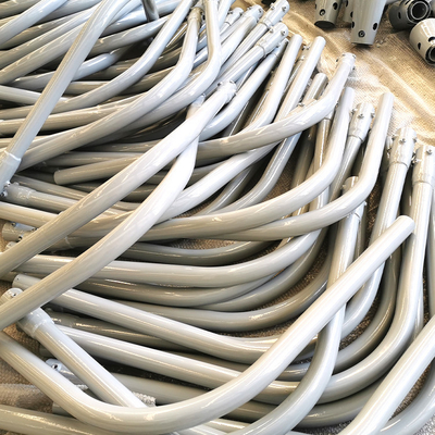15m achteckiger Doppelt-Arm Edelstahl-Straßenlaterne-Polen Q235b