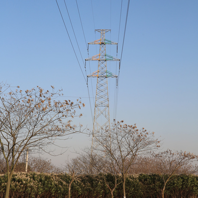 Elektrischer Freileitungsmast-Hochspannungswinkel-Hochspannungs-Energie Q235b ANSI