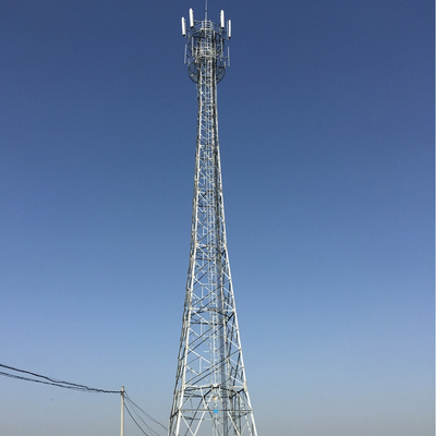 Galvanisierter selbsttragender Gittermast-Mast Q355b für Telekommunikation