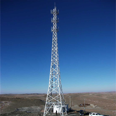 Galvanisierter selbsttragender Gittermast-Mast Q355b für Telekommunikation