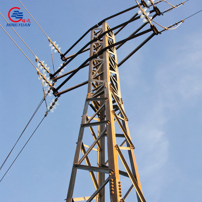 Hochspannungs-Q355B galvanisierte elektrischen Stahlturm für Kraftübertragung