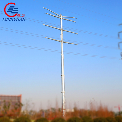 70ft 11kv Stahlstrommast, achteckiger Energieversorger Polen