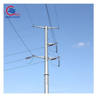 Feuerverzinkter Strommast Verzinkter achteckiger Strommast