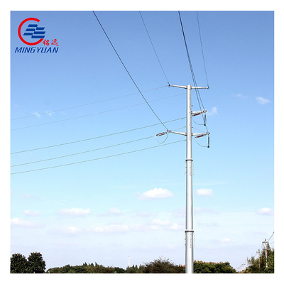 Feuerverzinkter Strommast Verzinkter achteckiger Strommast