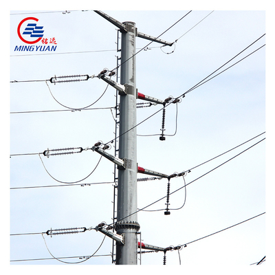 Feuerverzinkter Strommast Verzinkter achteckiger Strommast