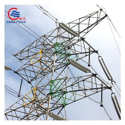 Elektrischer Hochspannungs-Sendemast Galvanisierter Q345 ASTM A123
