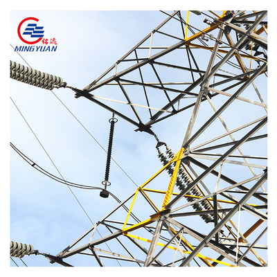 Elektrischer Hochspannungs-Sendemast Galvanisierter Q345 ASTM A123