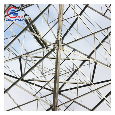 Elektrischer Hochspannungs-Sendemast Galvanisierter Q345 ASTM A123