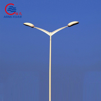 Galvanisiertes Stahlmast-Park-Lampe LED straßenlaterne-Polen hohes Solar-ANSI im Freien